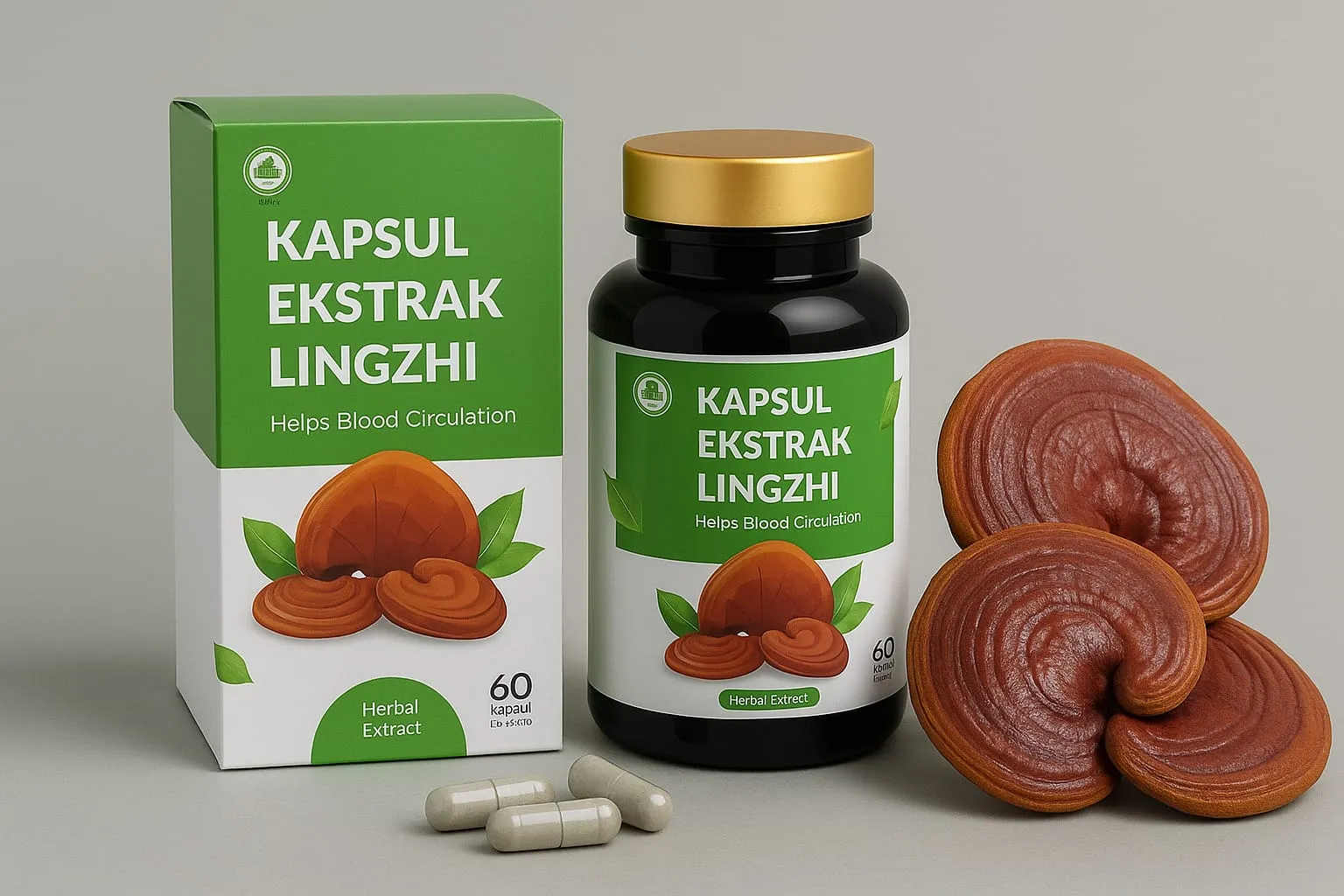 foto produk jamur lingzhi